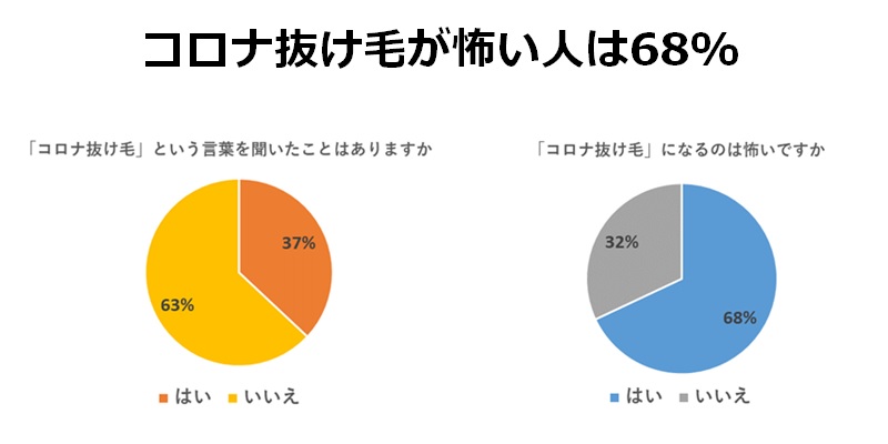 女性用育毛剤の売上好調170%増　コロナ抜け毛に関する調査を実施