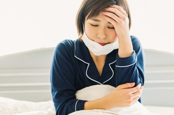 高熱や咳など重い症状になるインフルエンザ
